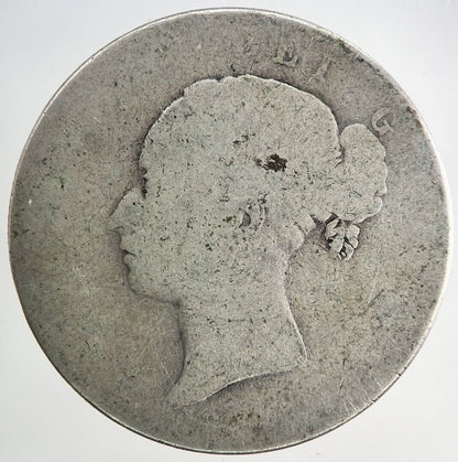 British Victoria Half Crown Silver Coin | Fair Grade