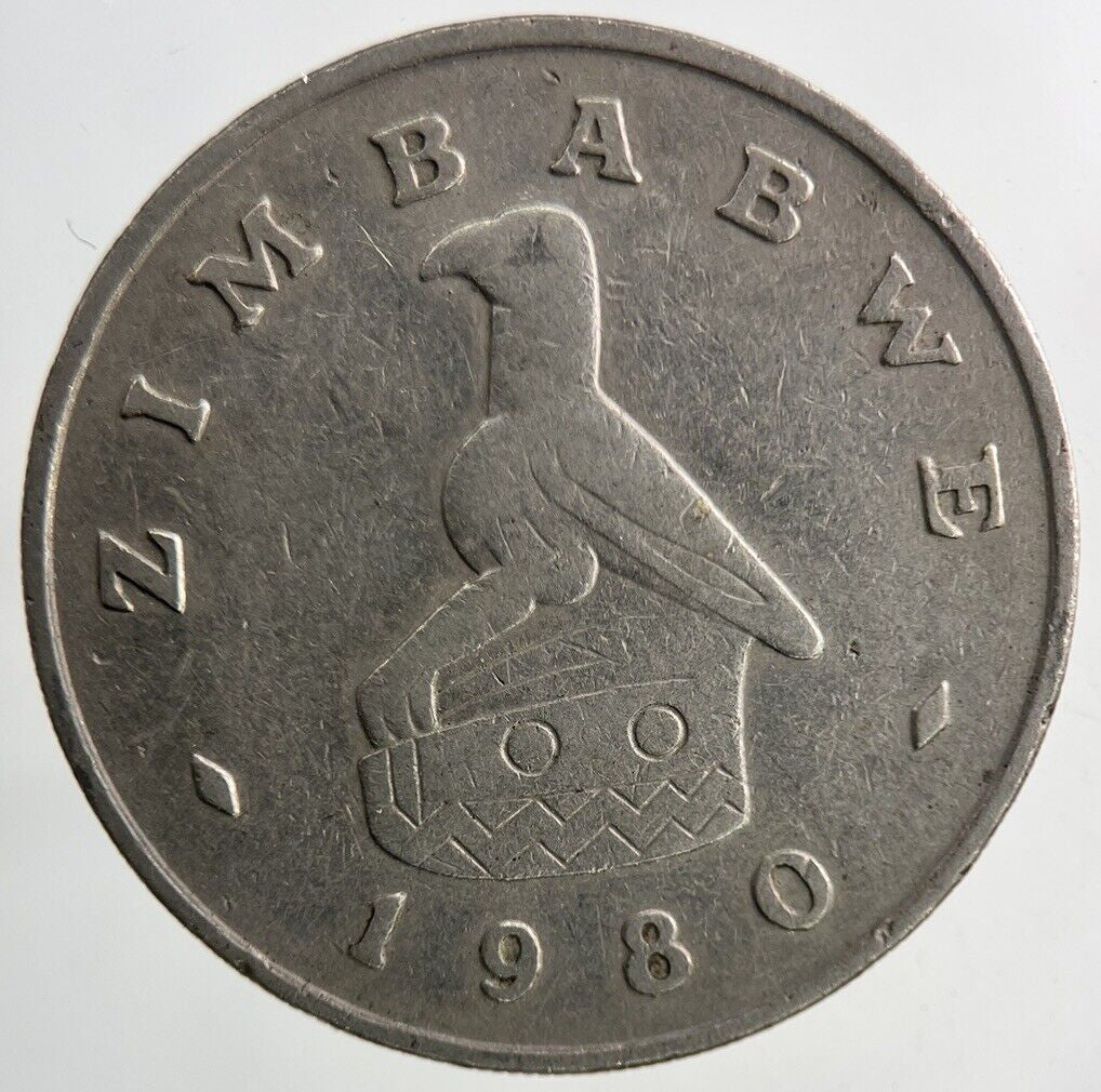 1980 Africa Zimbabwe One Dollar Coin | Fine Collectable Grade