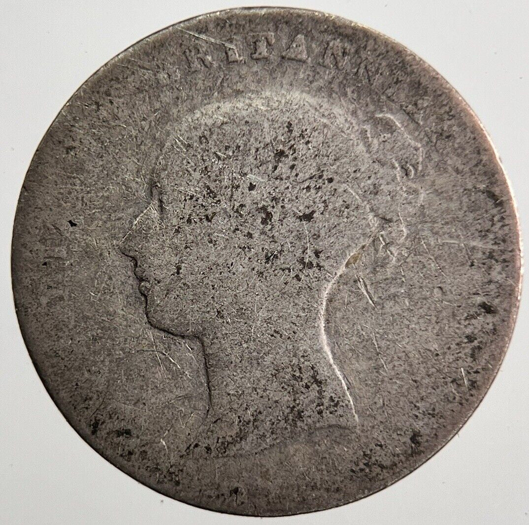 1859 Victoria Threepence Silver Coin | Fair Grade | a7233