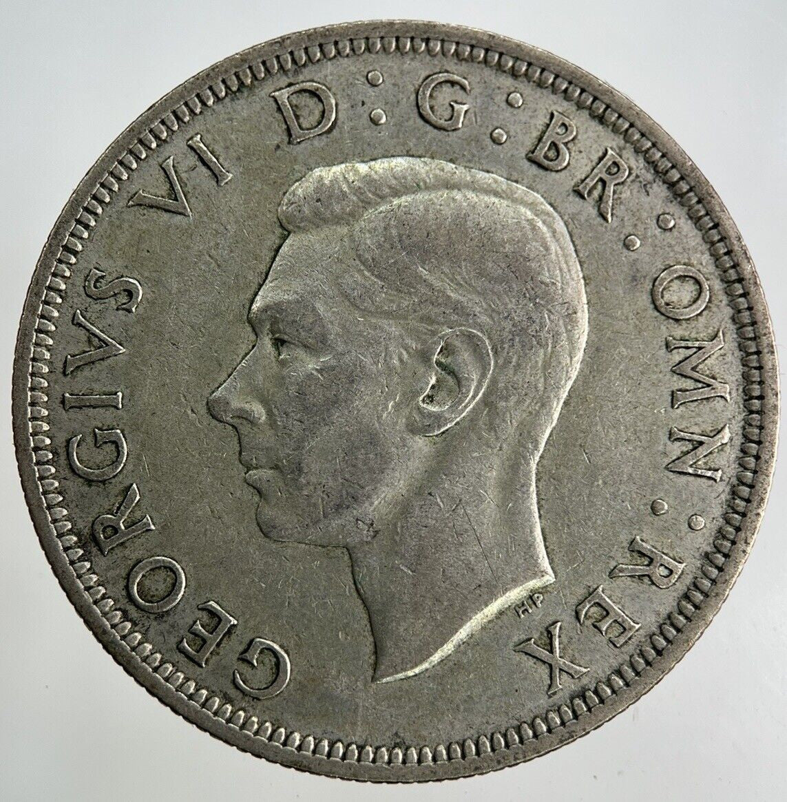 1939 George VI Half - Crown Silver Coin | Fine Collectable Grade