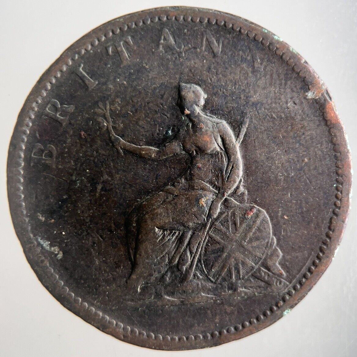 1806 George III 3rd Half - Penny Coin | Collectable Grade | a4385