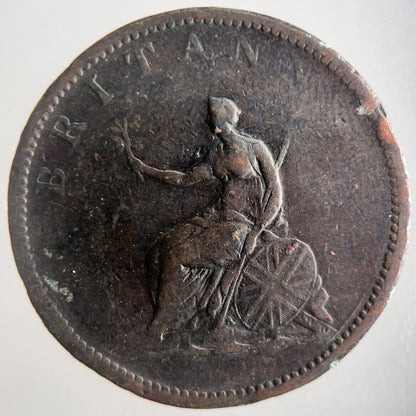 1806 George III 3rd Half - Penny Coin | Collectable Grade | a4385