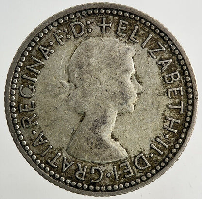1961 Australia Sixpence Silver Coin | Fine Collectable Grade