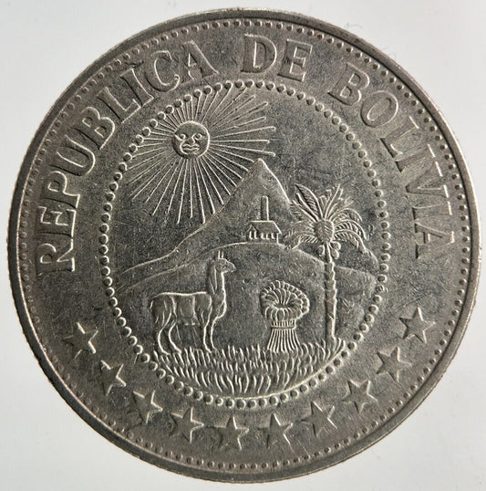 1969 Bolivia Un 1 Peso Coin | Collectable Grade