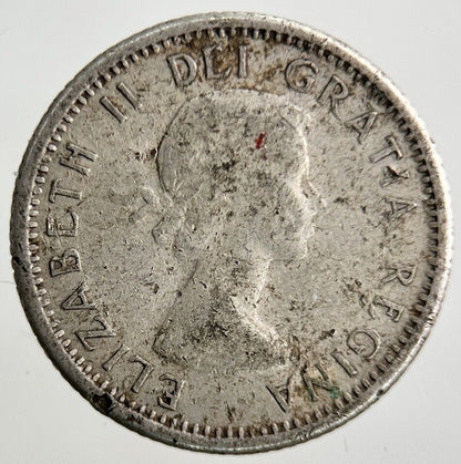 1956 Canada 10 Cents Silver Coin | Fine Collectable Grade