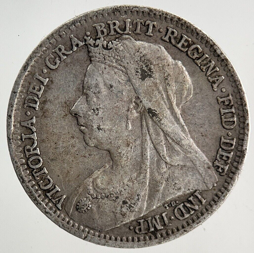 1899 Victoria Threepence Silver Coin | Fine Collectable Grade