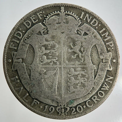 1920 George V Half - Crown Silver Coin | Collectable Grade