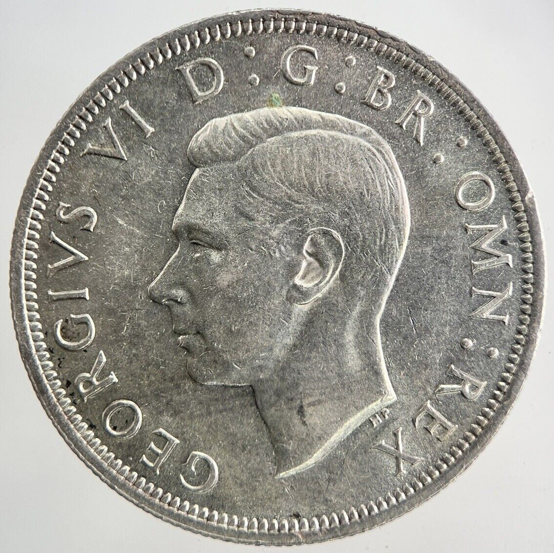 1944 George VI Half - Crown Silver Coin | Very High Grade