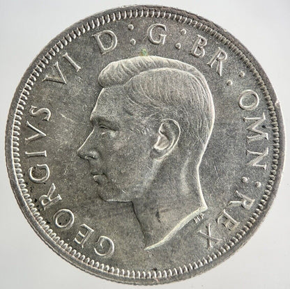 1944 George VI Half - Crown Silver Coin | Very High Grade