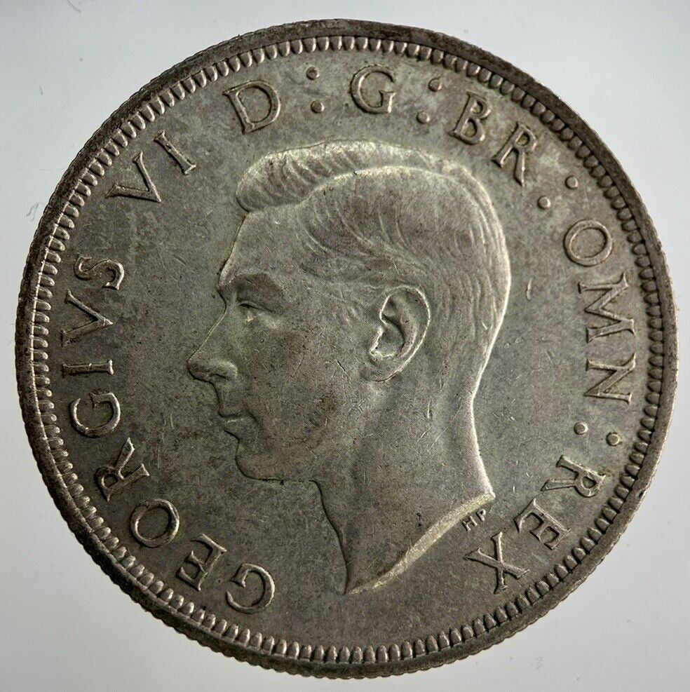 1943 George VI Half - Crown Silver Coin | Fine Collectable Grade
