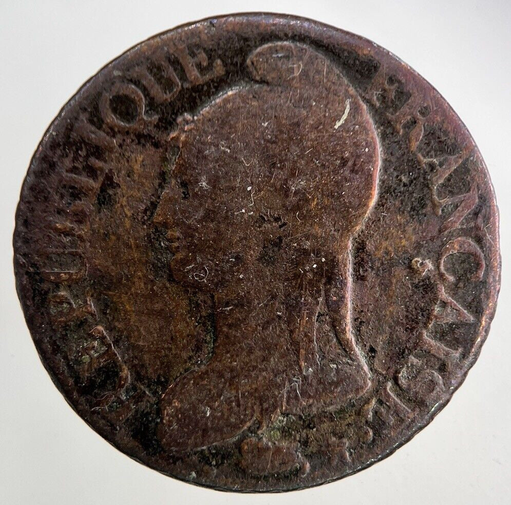 Lan France 5 Cinq Centimes Coin | Fine Collectable Grade