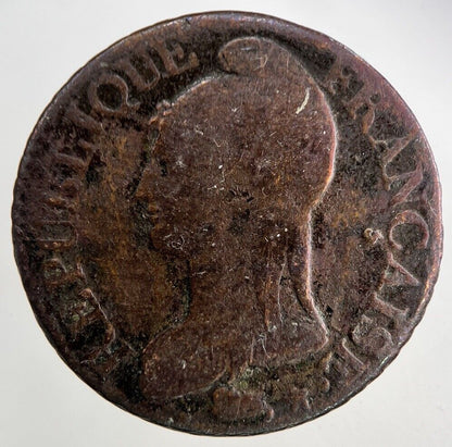 Lan France 5 Cinq Centimes Coin | Fine Collectable Grade