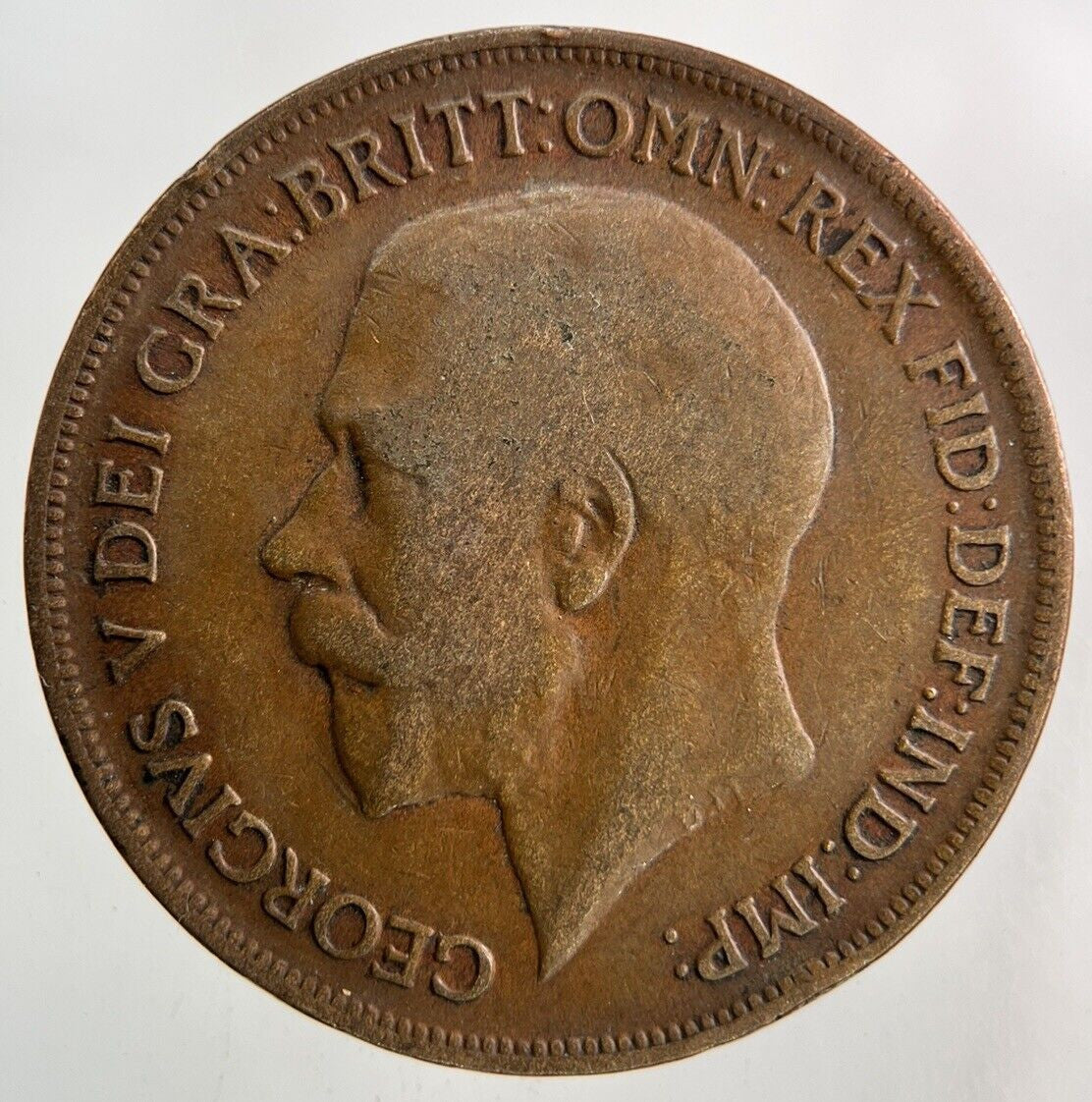 1919 George V One Penny Coin | Collectable Grade