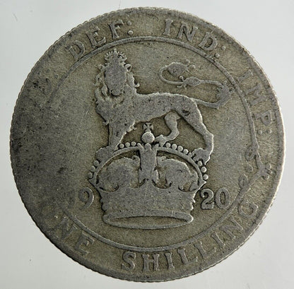 1920 George V Shilling Silver Coin | Collectable Grade