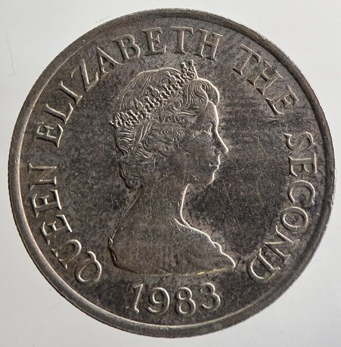 1983 Jersey 5P Five - Pence Coin | Very High Grade | a4990