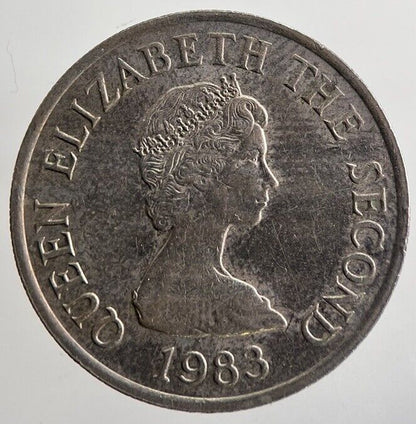 1983 Jersey 5P Five - Pence Coin | Very High Grade | a4990