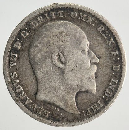 1902 Edward VII Threepence | British Silver Coin | Collectable Grade | a1912