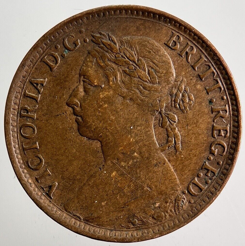 1884 Victoria Farthing Coin | Very High Grade