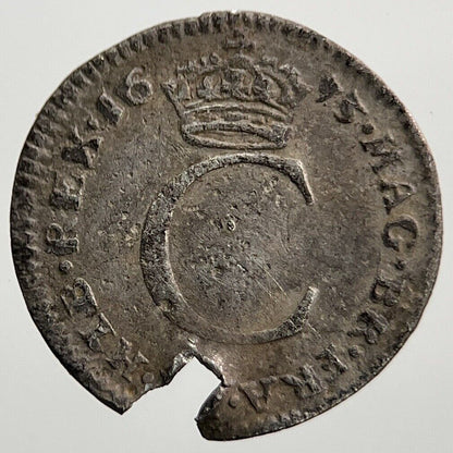 1673 Charles II Maundy Penny | British Silver Coin | Collectable Grade | a595