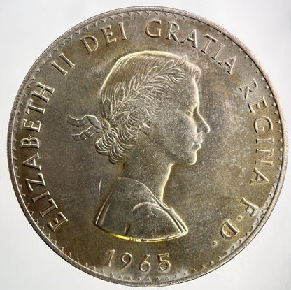 1965 Elizabeth II 2nd Churchill Crown Coin | Very High Grade