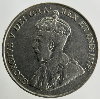 1924 Canada 5 Cents Coin | Fine Collectable Grade
