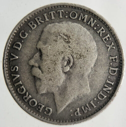 1915 George V Threepence Silver Coin | Fine Collectable Grade
