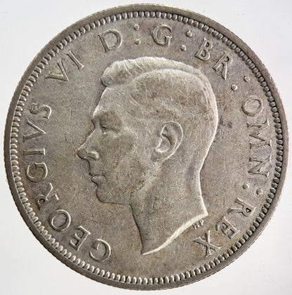 1941 George VI Silver Half - Crown Coin | Fine Collectable Grade