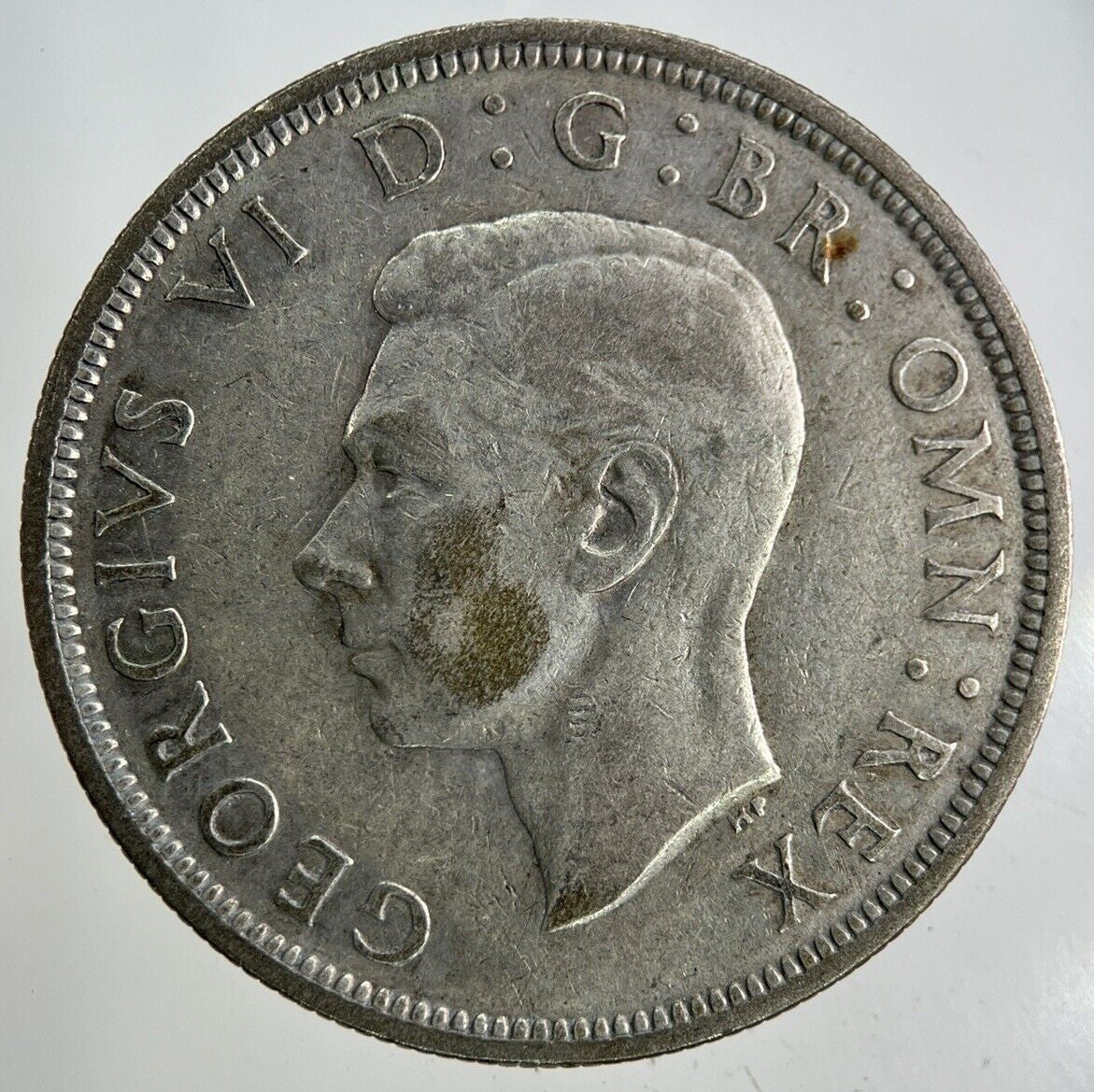 1938 George VI Half - Crown Silver Coin | Fine Collectable Grade