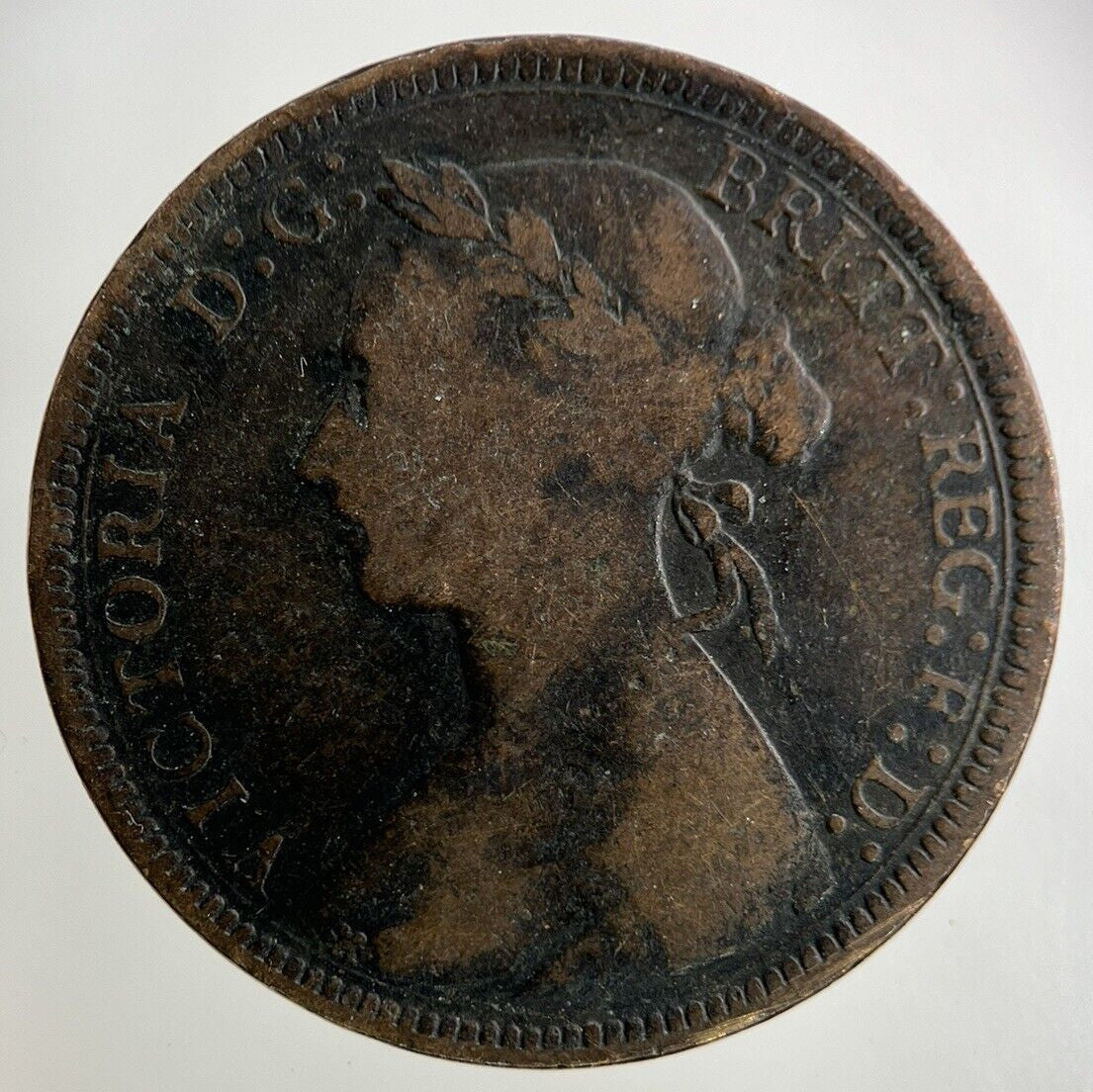 1891 Victoria Half - Penny Coin | Fine Collectable Grade