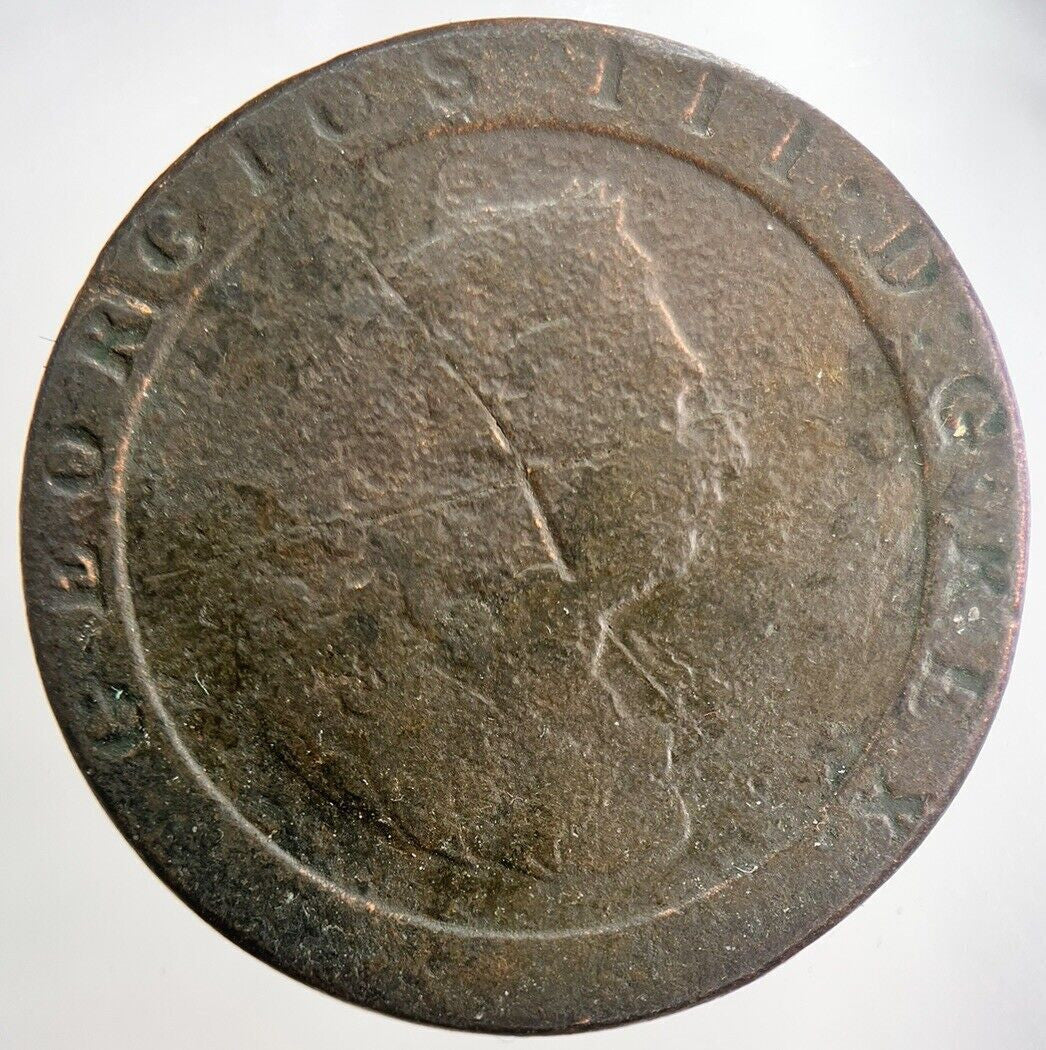 1797 George III 3rd Cartwheel One Penny Coin | Collectable Grade | a1121