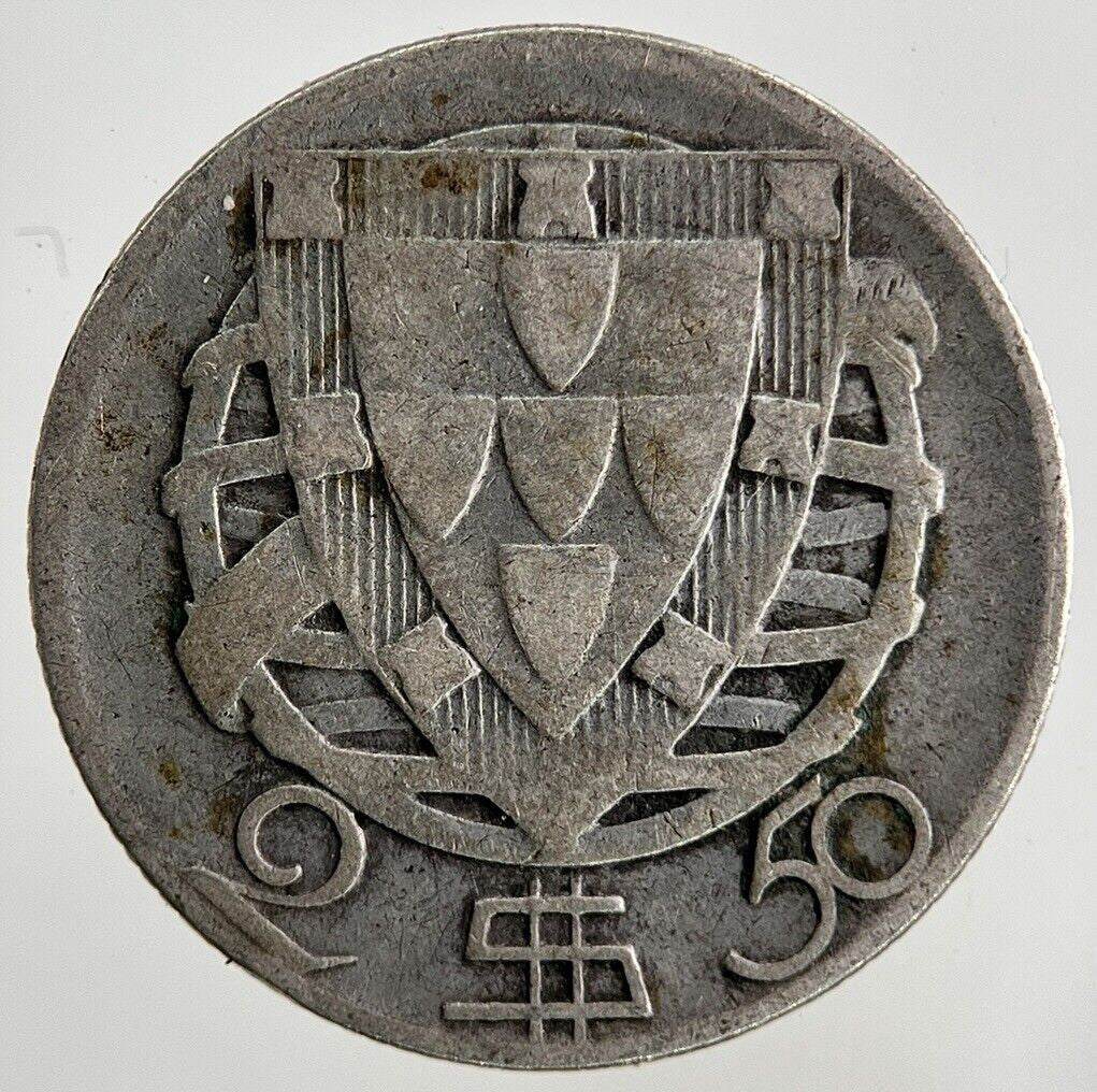 1944 Portugal 2.5 Escudos Silver Coin | Collectable Grade