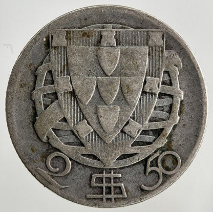 1944 Portugal 2.5 Escudos Silver Coin | Collectable Grade