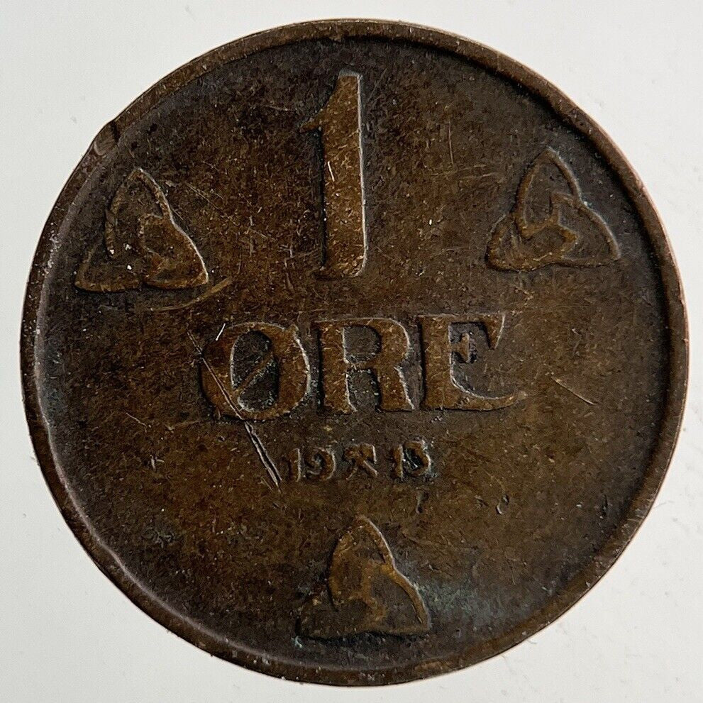 1913 Sweden 1 Ore Coin | Fine Collectable Grade