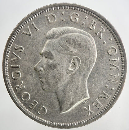 1942 George VI Half - Crown Silver Coin | Fine Collectable Grade