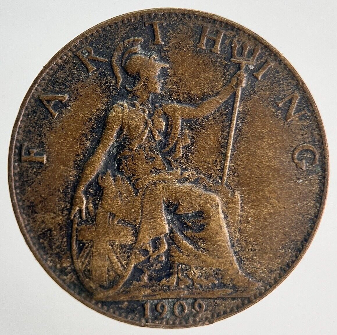 1909 Edward VII Farthing Coin | Collectable Grade | a1941