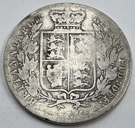 1881 Victoria Half - Crown Silver Coin | Fair Grade | a1222