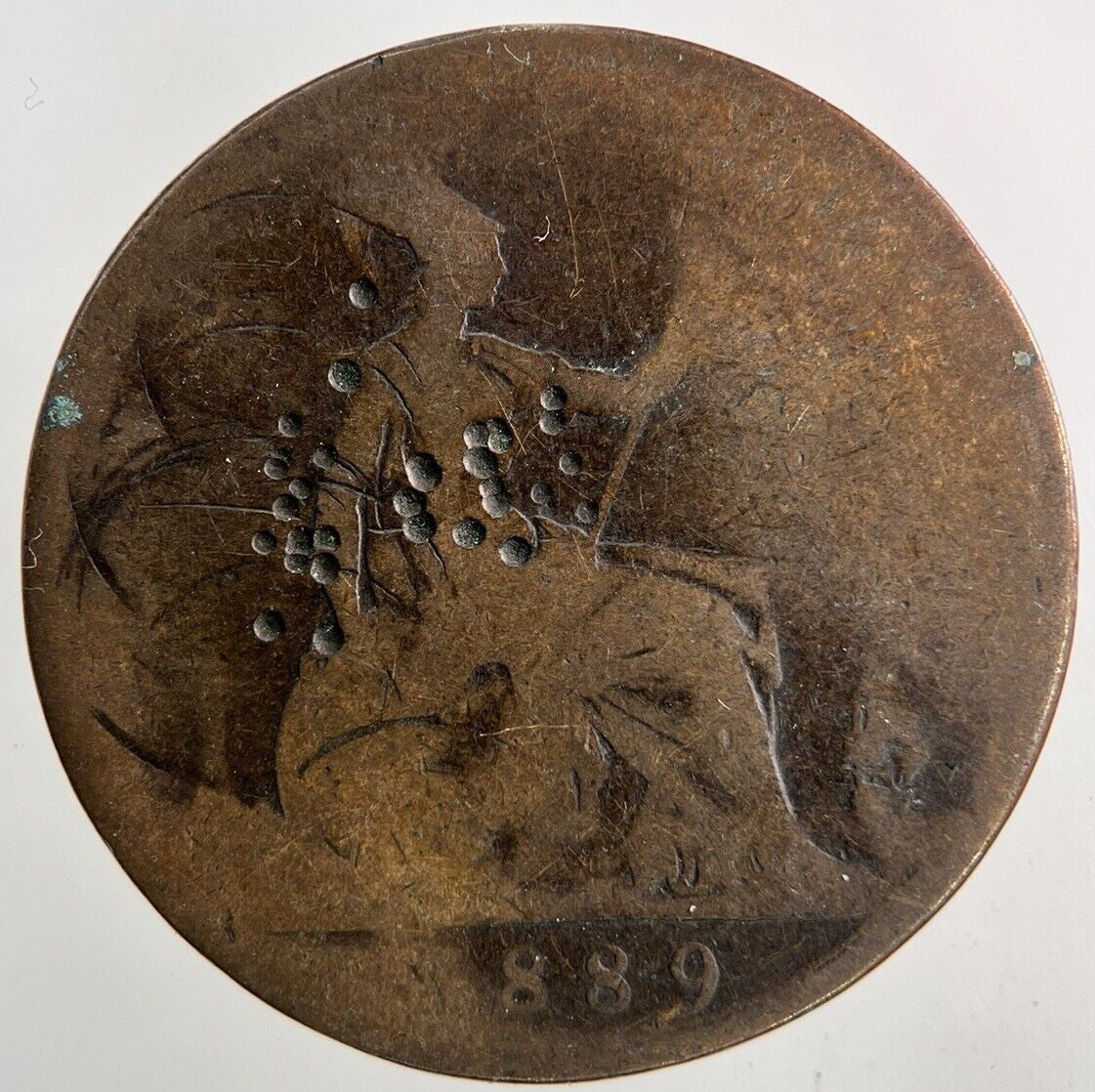 1889 Victoria One Penny Coin | Collectable Grade