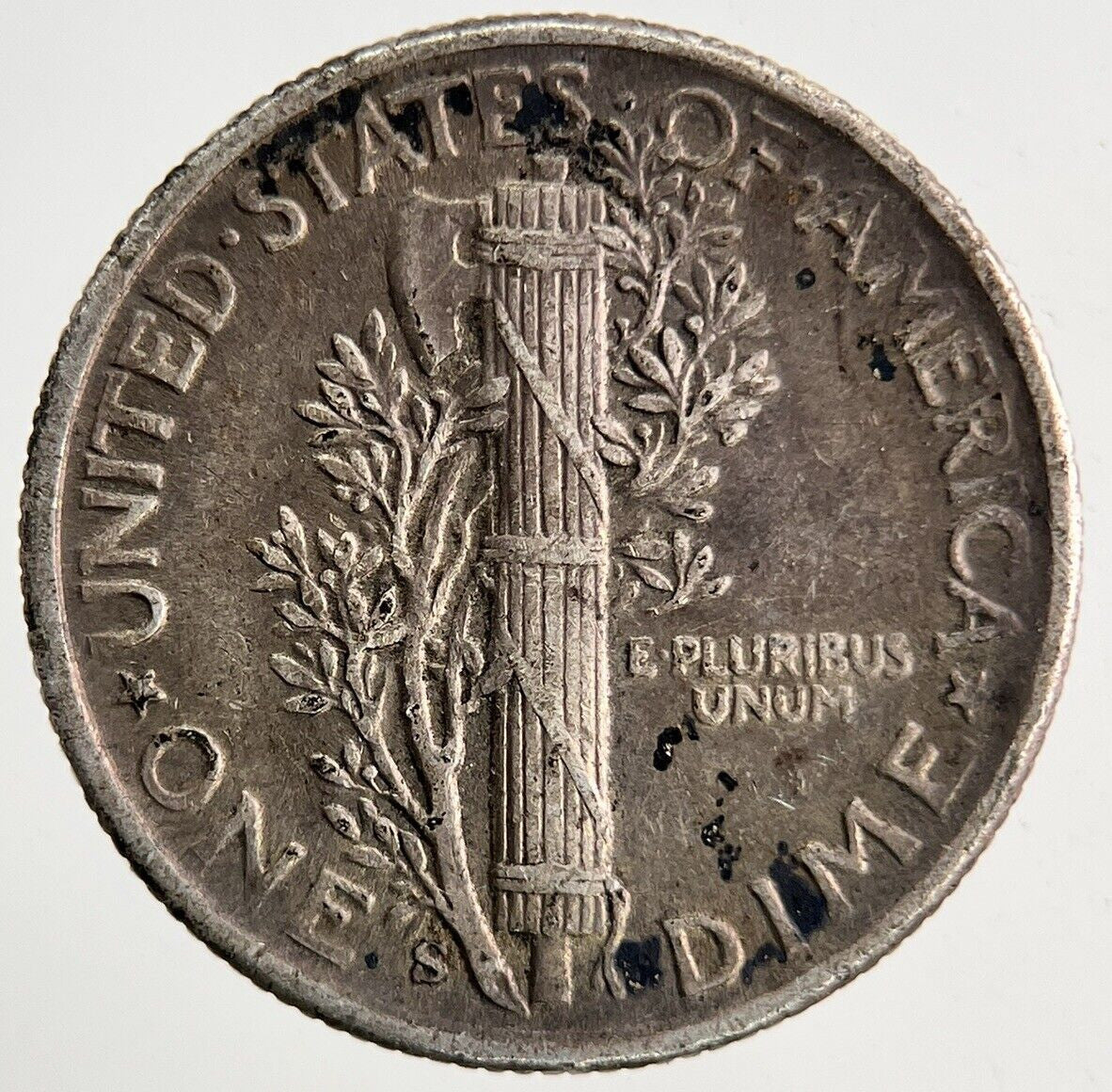 1943 - S US USA Mercury Dime Silver Coin | Fine Collectable Grade