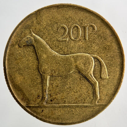 1988 Irish 20p Twenty - Pence Coin | Very High Grade