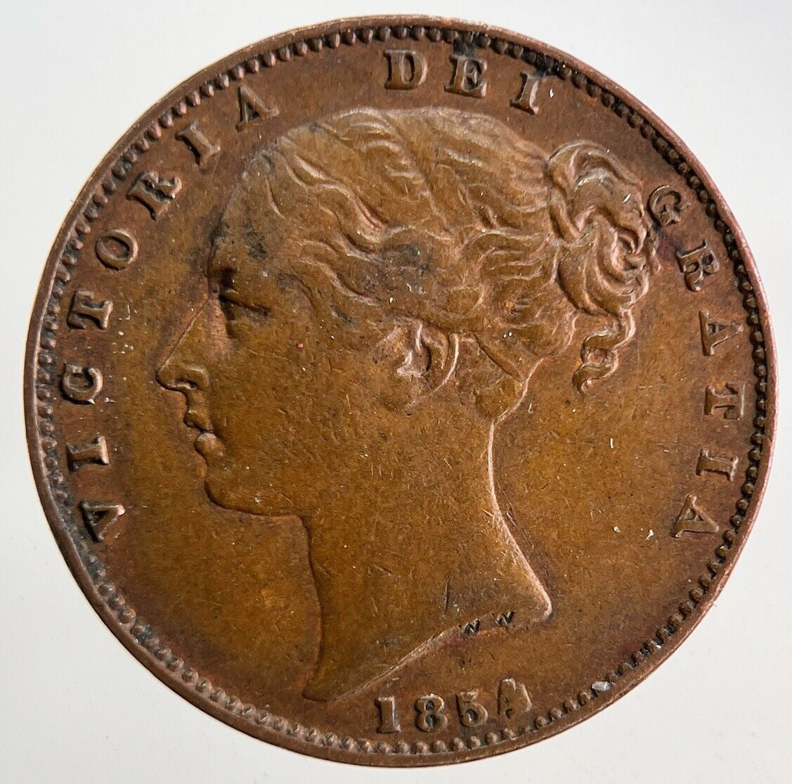1854 Victoria Farthing Coin | Very High Grade