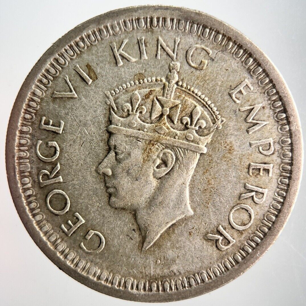 1945 India 1 One Rupee Silver Coin | Very High Grade | a4112