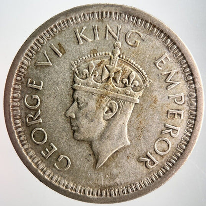 1945 India 1 One Rupee Silver Coin | Very High Grade | a4112