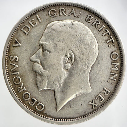 1915 George V Half - Crown | British Silver Coin | Fine Collectable Grade | a1106