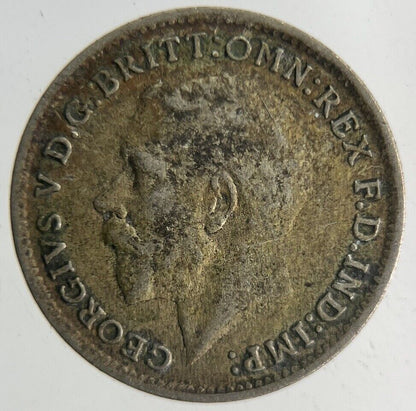 1920 George V Threepence Silver Coin | Fine Collectable Grade