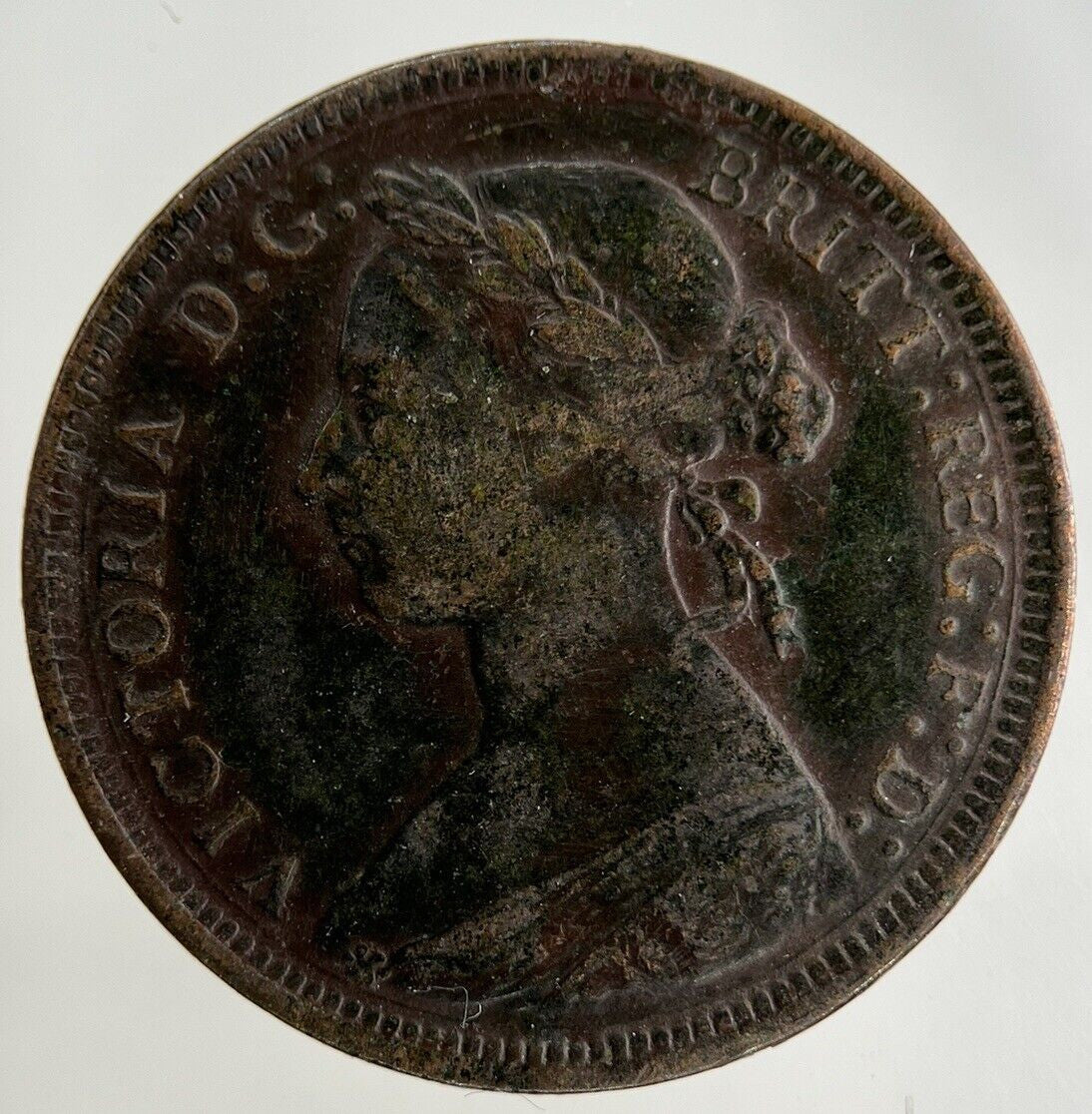 1890 Victoria Half - Penny Coin | Very High Grade