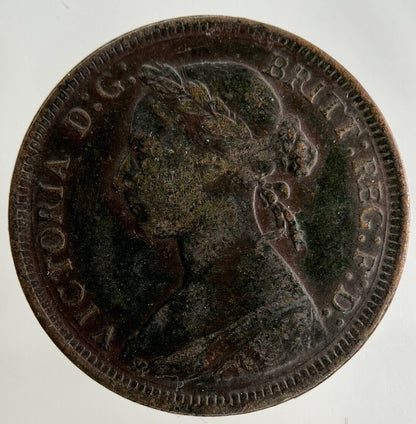 1890 Victoria Half - Penny Coin | Very High Grade