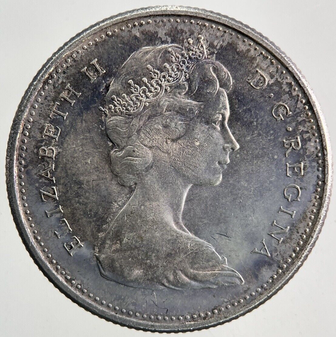 1967 Canada 25 Cents Silver Coin | Fine Collectable Grade