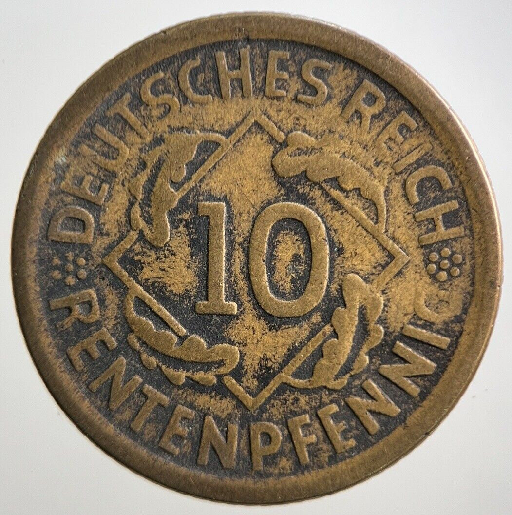 1924 - A Germany 10 Pfennig Coin | Collectable Grade | a3089