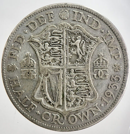 1933 George V Half - Crown Silver Coin | Collectable Grade