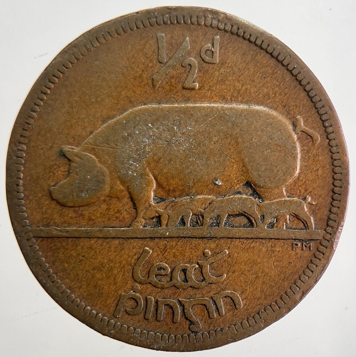 1935 Irish Half - Penny Coin | Very High Grade | a4826